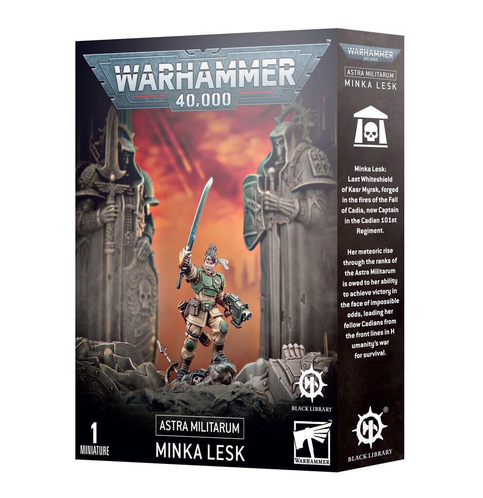 Saliekamā figūriņa Warhammer 40k Astra Militarum Minka Lesk cena un informācija | Konstruktori | 220.lv