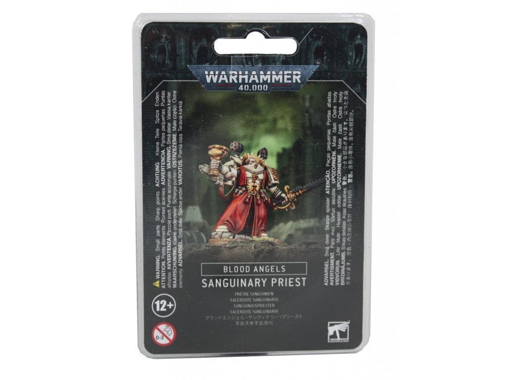 Saliekamā figūriņa Warhammer 40k Blood Angels Sanguinary Priest, 11 d. cena un informācija | Konstruktori | 220.lv