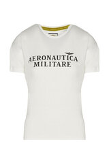 Sieviešu T-krekls AERONAUTICA MILITARE balts 34784-5 cena un informācija | T-krekli sievietēm | 220.lv
