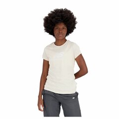 Футболка с коротким рукавом женская New Balance Essentials Бежевый цена и информация | Женские футболки | 220.lv