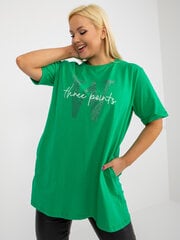 T-krekls sievietēm, zaļš cena un informācija | T-krekli sievietēm | 220.lv