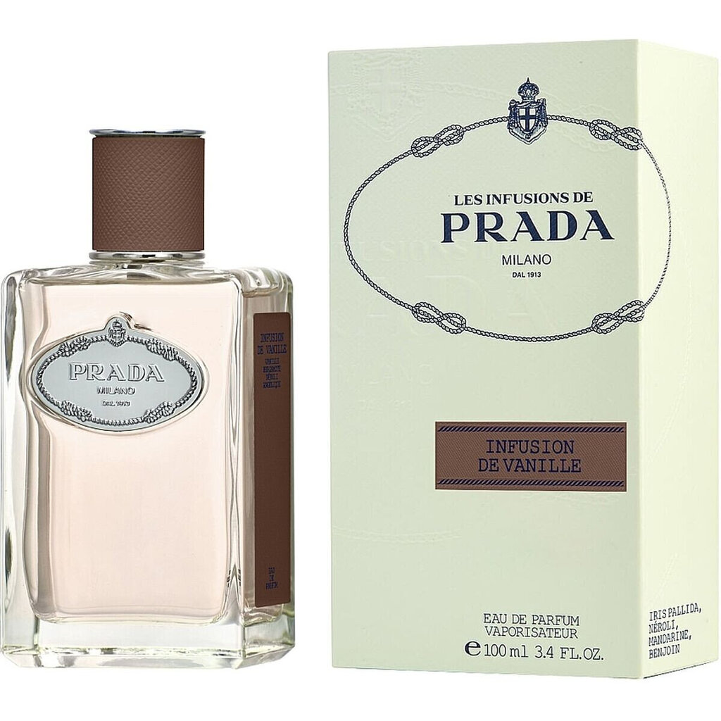 Parfimēts ūdens Prada Infusion De Vanille EDP sievietēm, 100 ml cena un informācija | Sieviešu smaržas | 220.lv