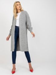 Женская флисовая куртка/кардиган, серая цена и информация | Женские кофты | 220.lv