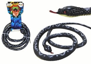 Gumijas čūska Lean Toys, melna, 130 cm cena un informācija | Rotaļlietas zēniem | 220.lv