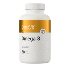 Uztura bagātinātājs OstroVit Omega 3, 30 kapsulas cena un informācija | Vitamīni, preparāti, uztura bagātinātāji labsajūtai | 220.lv