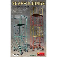 Līmējošais modelis MiniArt 35605 Scaffoldings 1/35 cena un informācija | Līmējamie modeļi | 220.lv