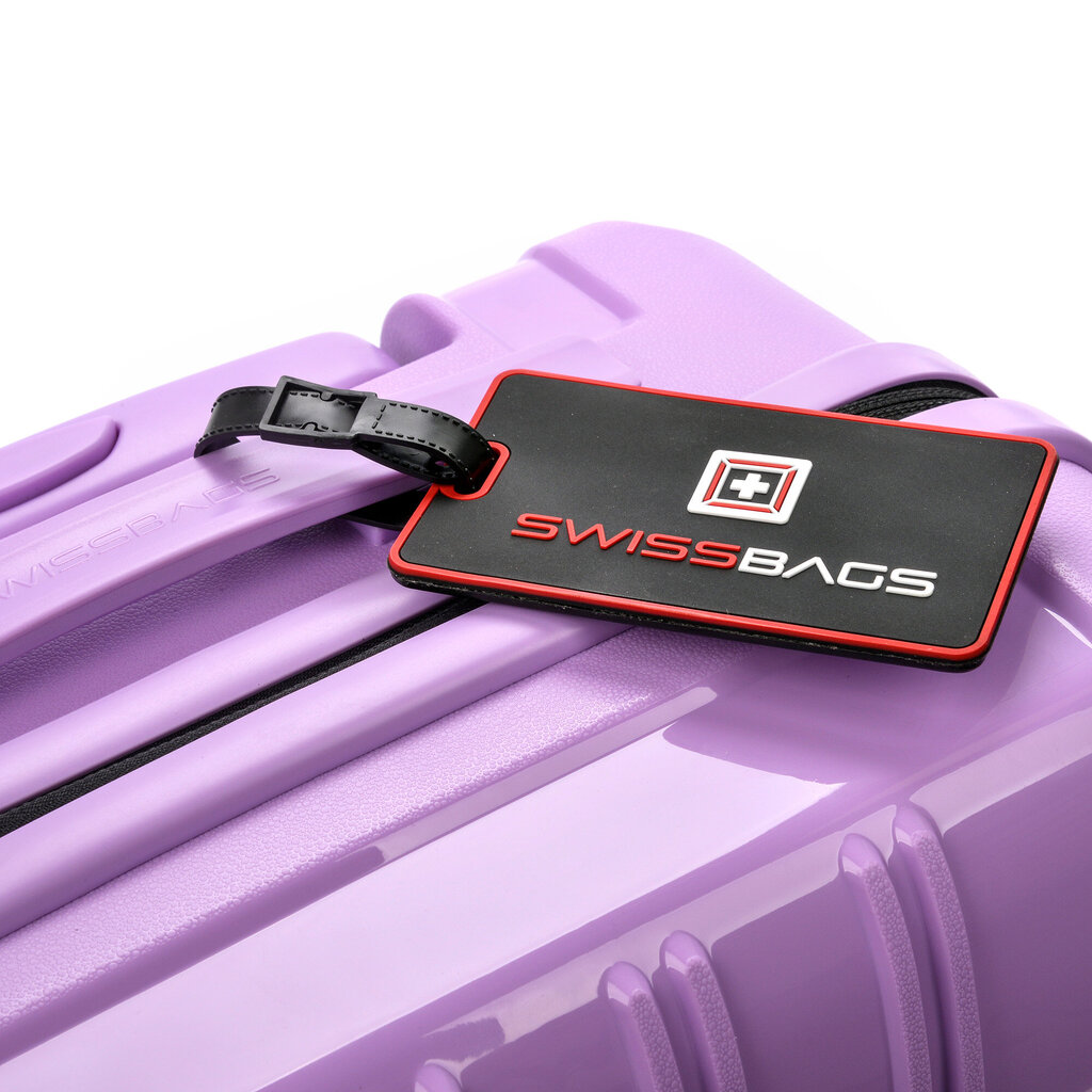 Mazs kabīnes koferis SwissBags Tourist, S, violets cena un informācija | Koferi, ceļojumu somas | 220.lv