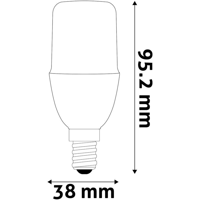 Avide LED spuldze 7W T37 E14 3000K cena un informācija | Spuldzes | 220.lv