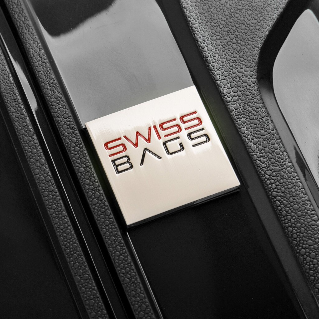 Mazs kabīnes koferis SwissBags Tourist, S, melns cena un informācija | Koferi, ceļojumu somas | 220.lv