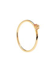 Romantisks apzeltīts sudraba gredzens ROSÉ BLUSH AN01-192 Pdpaola cena un informācija | Gredzeni | 220.lv