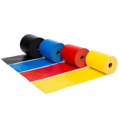 Elastīgais jostas sportam Deft Sport, 25 m x 15 cm, zila цена и информация | Эспандеры, петли, ремни для тренировок | 220.lv