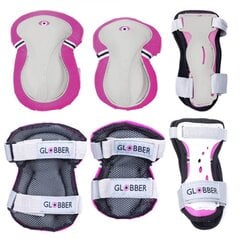 GLOBBER набор: наколенники и налокотники, розовый, Junior XS RANGE B ( 25-50 кг ),541-110 цена и информация | Защиты | 220.lv
