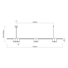 Milagro piekaramā lampa Genesis ML0370 cena un informācija | Lustras | 220.lv