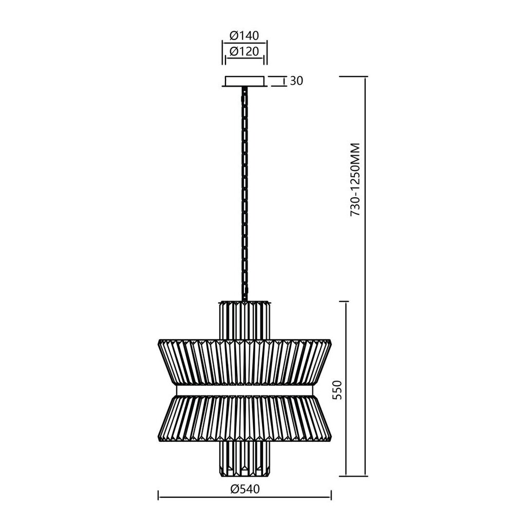 Milagro piekaramā lampa Aurelia ML0405 цена и информация | Piekaramās lampas | 220.lv