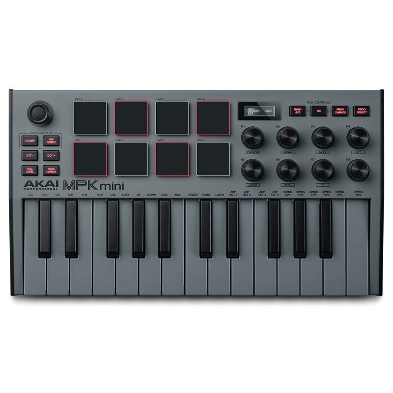 Taustiņu mūzikas instruments Akai, MPK Mini MK3, MIDI USB цена и информация | Taustiņinstrumenti | 220.lv