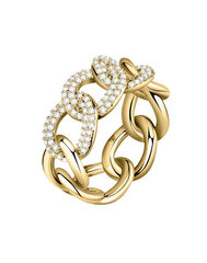 Elegants zeltīts gredzens ar Incontri SAUQ110 kristāliem Morellato cena un informācija | Gredzeni | 220.lv