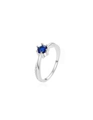 Beneto Красивое серебряное кольцо с цирконами AGG305L цена и информация | Кольца | 220.lv