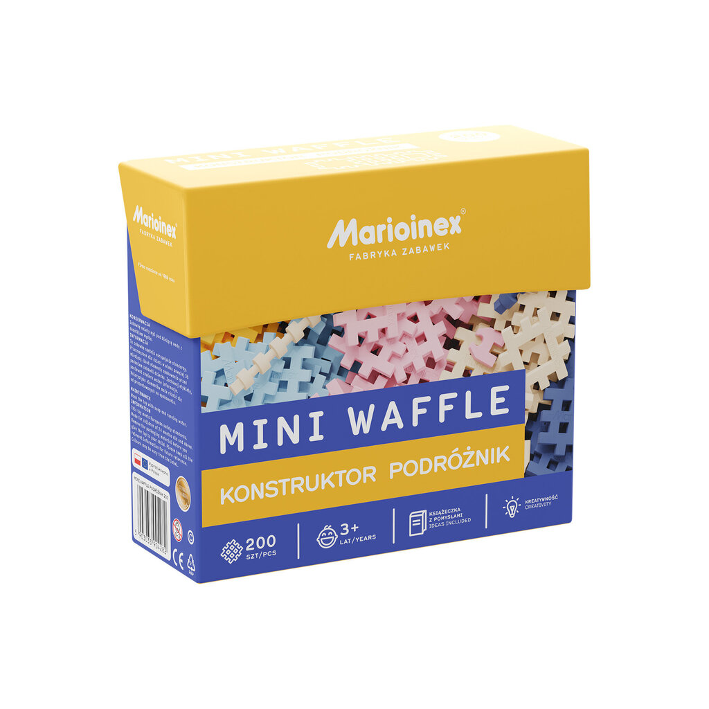 Konstruktors Marioinex Mini Waffle Traveller, 200 gab cena un informācija | Konstruktori | 220.lv