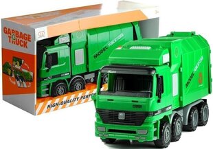 Liela rotaļu atkritumu mašīna ar konteineru, zaļa cena un informācija | Rotaļlietas zēniem | 220.lv