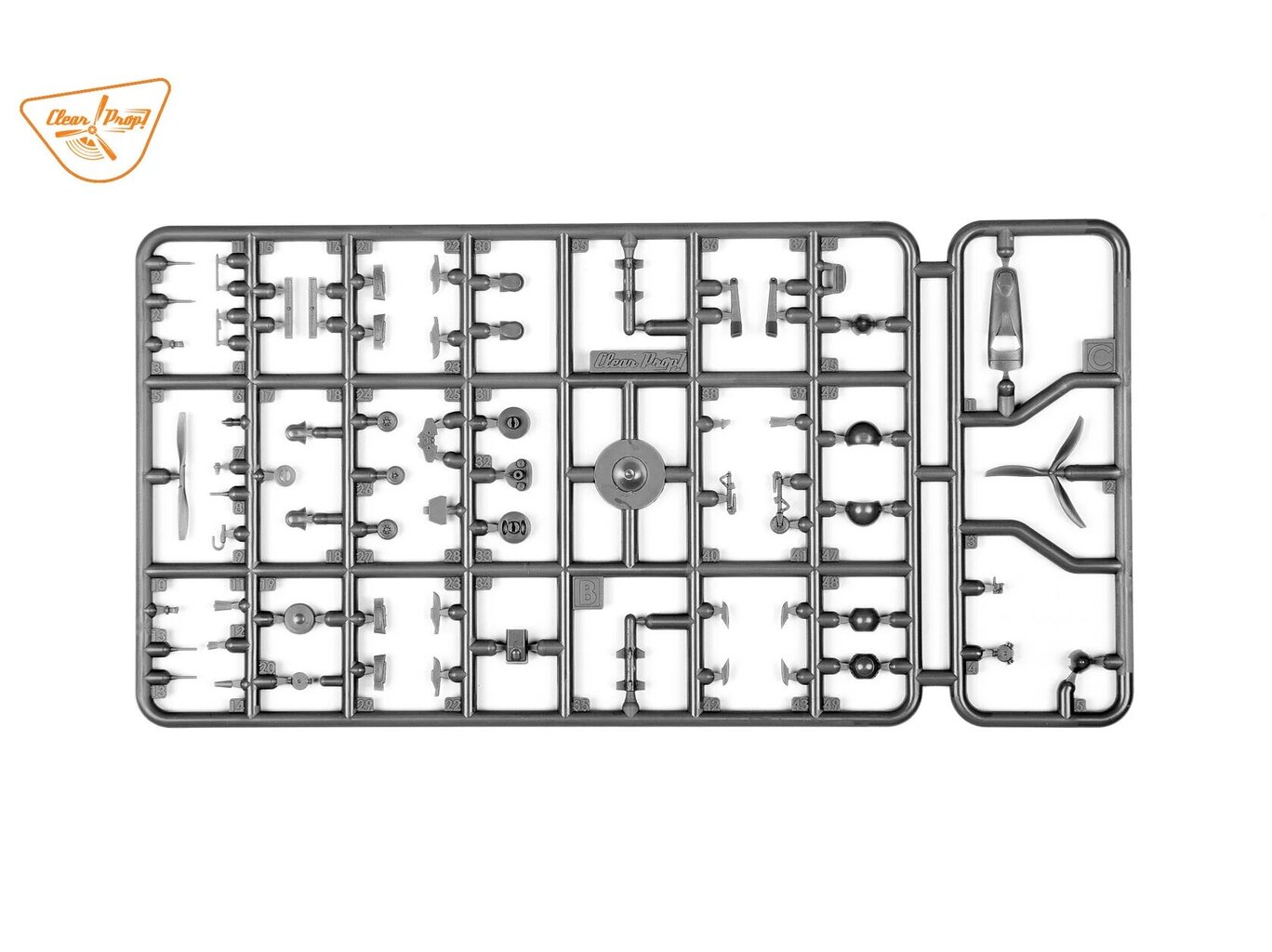 Konstruktors Clear Prop! - Bayraktar TB.2 UAV Ukrainian Navy, 1/72, CP72034 цена и информация | Konstruktori | 220.lv