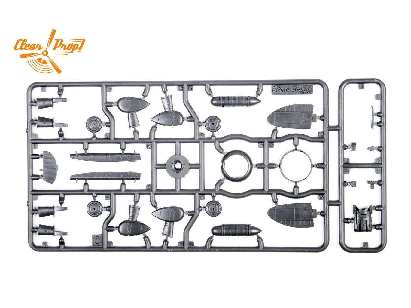 Konstruktors Clear Prop! - Mitsubishi Type 96 A5M2b Claude, 1/72, CP72006 cena un informācija | Konstruktori | 220.lv