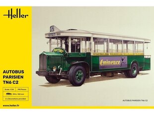 Konstruktors Heller - Autobus Parisien Renault TN6 C2, 1/24, 80789 cena un informācija | Konstruktori | 220.lv