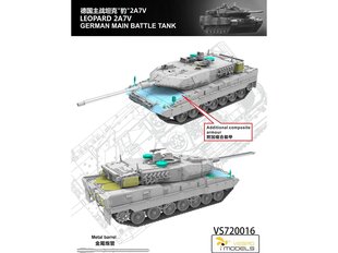 VESPID MODELS - Leopard 2A7V German Main Battle Tank, 1/72, 720016 цена и информация | Vespid Models Товары для детей и младенцев | 220.lv