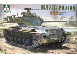 Конструктор Takom M47/G Patton 2 in 1, 1/35, 2070 цена и информация | Конструкторы и кубики | 220.lv