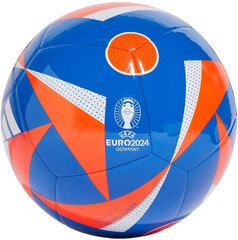 Футбольный мяч Adidas Euro 24 Fussballliebe Blue Red IN9373 IN9373/3 цена и информация | Футбольные мячи | 220.lv