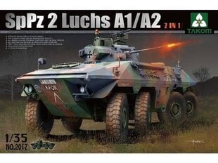 Konstruktors Takom - Bundeswehr SpPz 2 Luchs A1/A2 2 in 1, 1/35, 2017 cena un informācija | Konstruktori | 220.lv