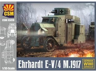 Konstruktors CSM - German Armoured Car Ehrhardt E-V/4 M.1917, 1/35, 35010 cena un informācija | Konstruktori | 220.lv