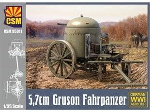 Konstruktors CSM - 5,7cm Gruson Fahrpanzer, 1/35, 35011 cena un informācija | Konstruktori | 220.lv