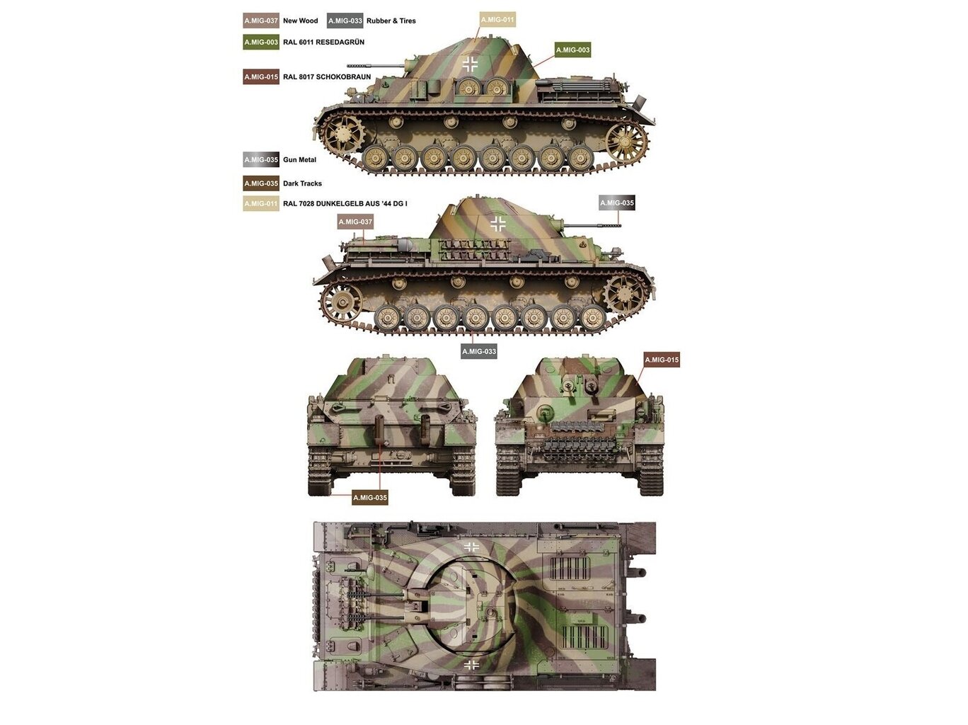 Konstruktors Border Model - Kugelblitz Flak Panzer IV, 1/35, BT-039 cena un informācija | Konstruktori | 220.lv