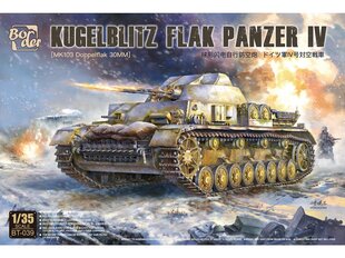 Склеиваемая модель Border Model Kugelblitz Flak Panzer IV (MK103 Doppelflak 30мм), 1/35, BT-039 цена и информация | Конструкторы и кубики | 220.lv