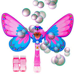 Ziepju burbuļu nūjiņa ar šķidrumu, rozā/zilā krāsā cena un informācija | Ūdens, smilšu un pludmales rotaļlietas | 220.lv