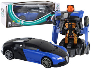 Automobilis robots 2in1, zils/melns cena un informācija | Rotaļlietas zēniem | 220.lv