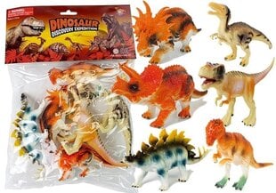 Dinozauru figūriņu komplekts Lean Toys, 6 gab. цена и информация | Игрушки для мальчиков | 220.lv