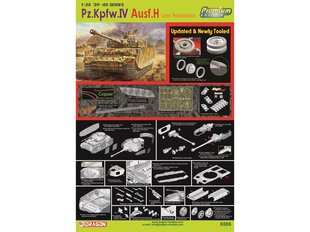 Dragon - Pz.Kpfw.IV Ausf.H Late Production, 1/35, 6566 цена и информация | Kонструкторы | 220.lv