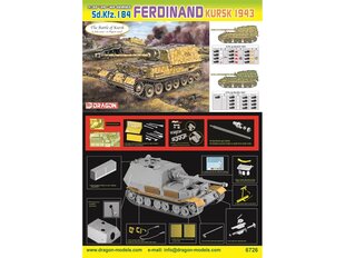 Dragon - Sd.Kfz.184 Ferdinand (the Battle of Kursk), 1/35, 6726 цена и информация | Конструкторы и кубики | 220.lv