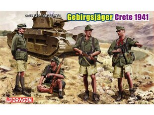 Dragon - Gebirgsjäger Crete 1941, 1/35, 6742 цена и информация | Kонструкторы | 220.lv