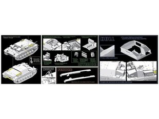 Конструктор Dragon Sturmgeschütz III Ausf C/D 7.5cm KANONE (SdKfz 142) w/Magic Track, 1/35, 6851 цена и информация | Конструкторы и кубики | 220.lv