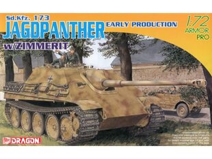 Dragon - Sd.Kfz. 173 Jagdpanther early production w/ Zimmerit, 1/72, 7241 цена и информация | Kонструкторы | 220.lv