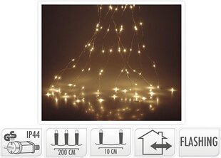 Ziemassvētku virtene 200LED, 7 m cena un informācija | Ziemassvētku lampiņas, LED virtenes | 220.lv