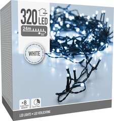 Ziemassvētku virtene 320LED, 24 m cena un informācija | Ziemassvētku lampiņas, LED virtenes | 220.lv