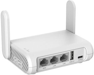 GL.iNet GL-SFT1200 (Opal) Secure Travel WiFi - AC1200 Dual Band Gigabit Ethernet Wireless Internet Router цена и информация | Маршрутизаторы (роутеры) | 220.lv