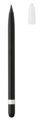 Карандаш графитовый XD COLLECTION, длина письма 20 000 метров, с ластиком, чёрный sp. алюминиевый корпус цена и информация | Письменные принадлежности | 220.lv