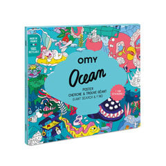 Uzlīmes plakāts, Ocean 3+, OMY цена и информация | Картины | 220.lv