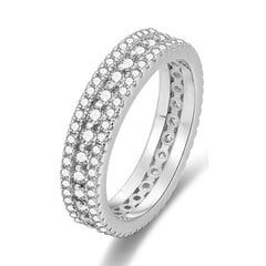 Beneto Серебряное кольцо с цирконами AGG325 цена и информация | Кольца | 220.lv