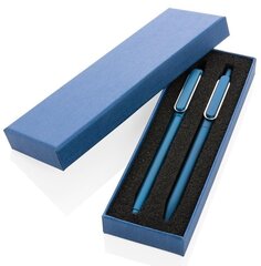 Набор ручек: перьевая ручка + ручка X6, XD Collection, синие чернила. тело, в подарочной упаковке цена и информация | Письменные принадлежности | 220.lv
