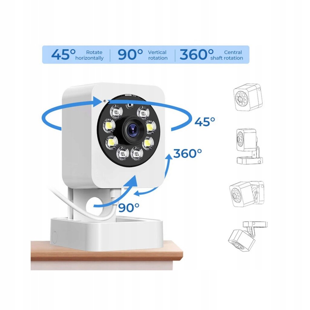 Tuya 1080P WiFi viedā novērošanas kamera cena un informācija | Novērošanas kameras | 220.lv